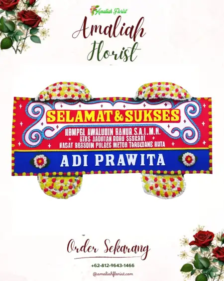 Papan Bunga Ucapan Selamat Sitiaji